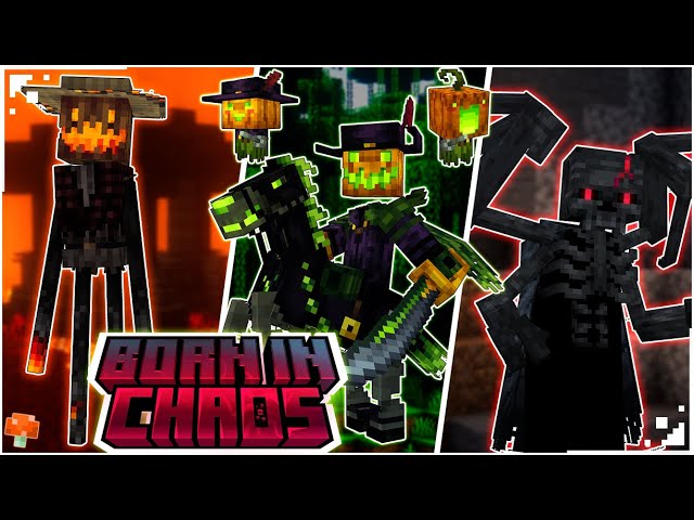 UNIQUE Mod for NEW MOBS | Review Born In Chaos [1.16.5 - 1.20.1]