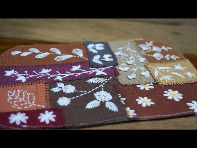🧵Upcycle Fabric Scraps into a Cute Handmade Wallet – Easy Patchwork Sewing