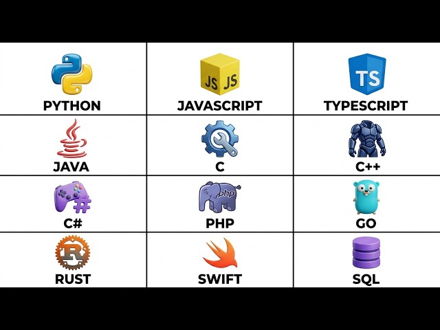 Every Programming Language Explained in Only 18 Minutes!