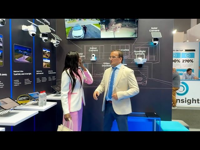 CHECKING OUT SMART HOME 🏡 SECURITY CAMERAS AT IFA!!😍 *aosu*