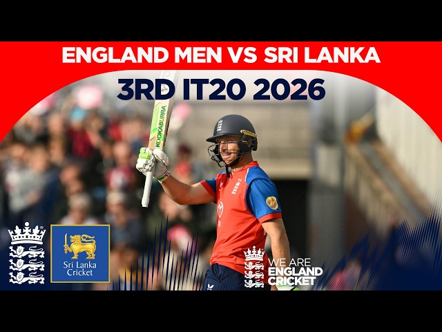 Buttler Leads The Way! | Highlights - England v Sri Lanka | 3rd Vitality IT20 2026