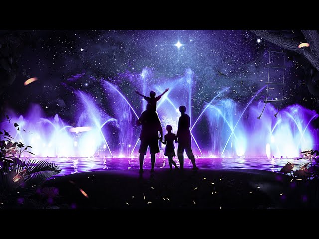 PS-Romantic theme creative under the stars