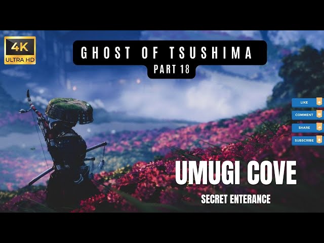 Part 18-Ghost of Tsushima: Umugi Cove Walkthrough | A Message in Fire Quest 🦊🔥📜 [4K 60FPS]