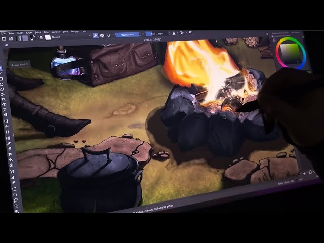 Shading A Comic Panel Part 2: Reflections On Armor (Timelapse)