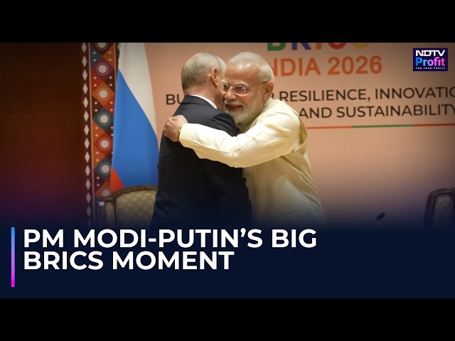 PM Modi Meets Putin Ahead Of BRICS 2026 | The Handshake The World Is Watching