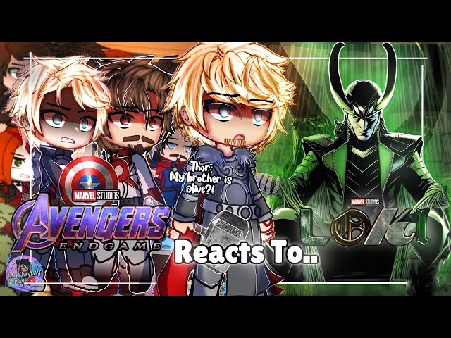 Avengers Endgame Encore Reacts To Loki God Of Stories | Doomsday Marvel | GCMM Gacha Club Mini Movie