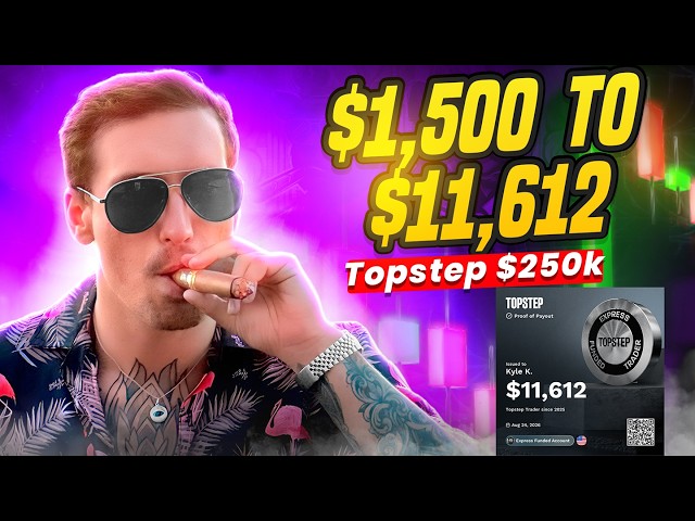 First Topstep $250K Payout: $11,612 in My Bank in 6 SECONDS 🤑