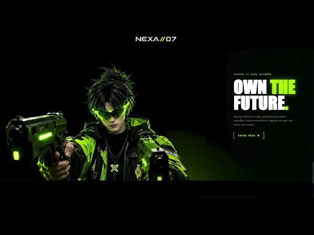 NEXA//07 — React Website & UI/UX Design | Front-End Developer Portfolio
