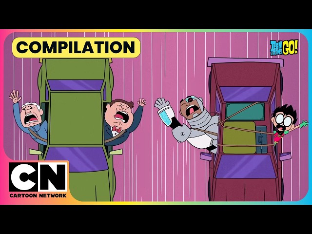 Titans vs Hive: Road Trip Chaos!😂🚗| Teen Titans Go👊| Cartoon For Kids | @cnindia​