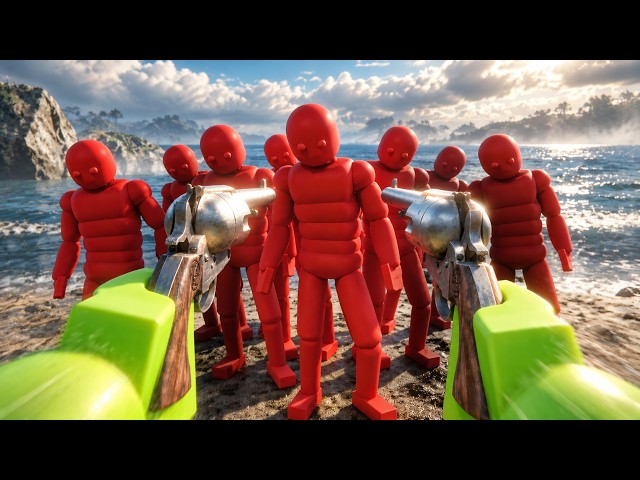 Ragdoll Dude Euphoria Wars - Green Team vs Red Team