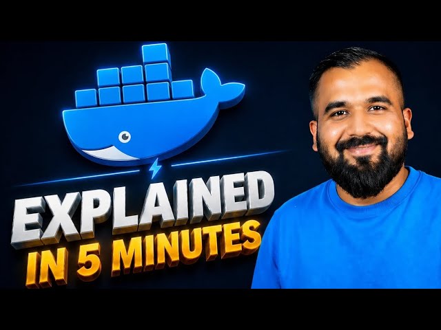 Docker Explained in 5 Minutes with Real Life Example (Hindi)