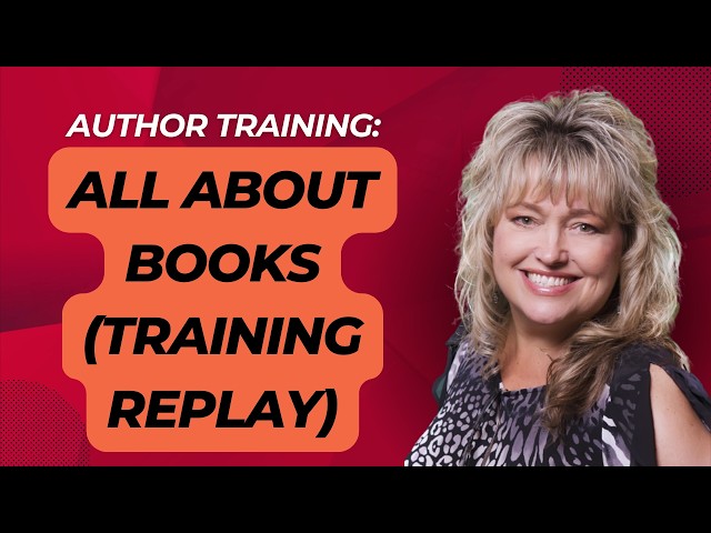 All About Books (Replay of a 20-min Training)