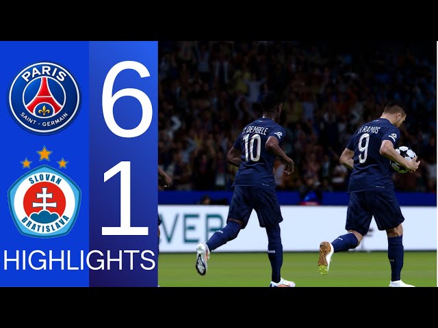 HIGHLIGHTS | PSG vs Slovan Bratislava | UEFA Champions League 2026 | Football Game Play