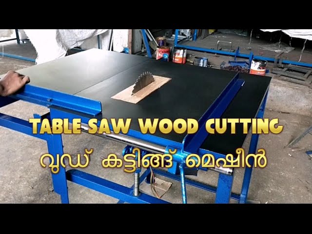 Table saw wood cutting machine