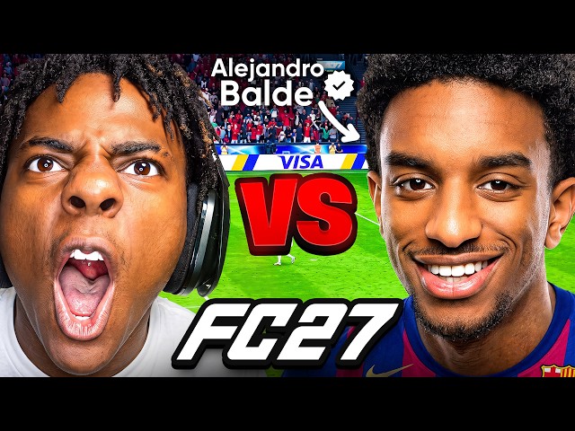 iShowSpeed vs Alejandro Balde FULL WAGER!