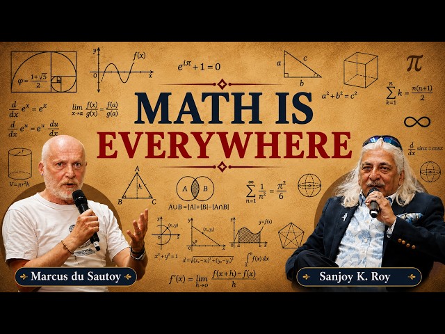 Blueprints: How Mathematics Shapes Creativity | Marcus du Sautoy in conversation with Sanjoy K. Roy