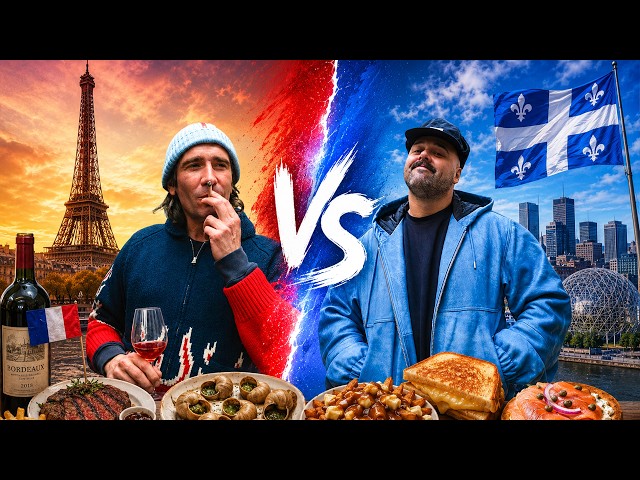 The Ultimate France vs Québec Food Battle