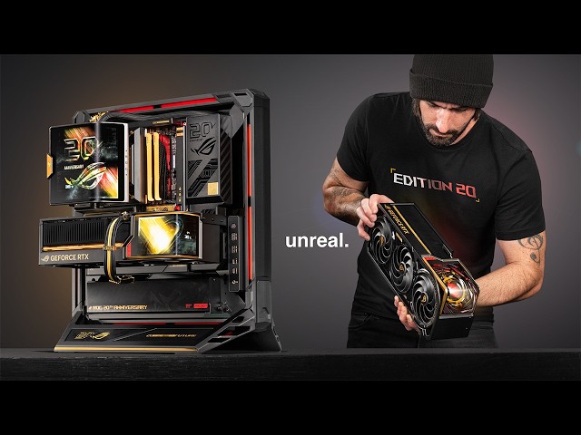 the most INSANE PC i've ever built... | ASUS ROG Edition 20 PC Build