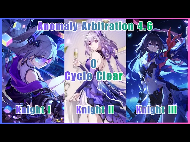 Anomaly Arbitration Knight 4.6 - E2S1 Silver Wolf & E6S1 Castorice & E2S1 Seele | Honkai Star Rail