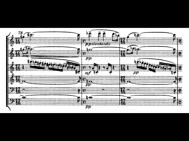 Leoš Janáček - Mládí (score-video)