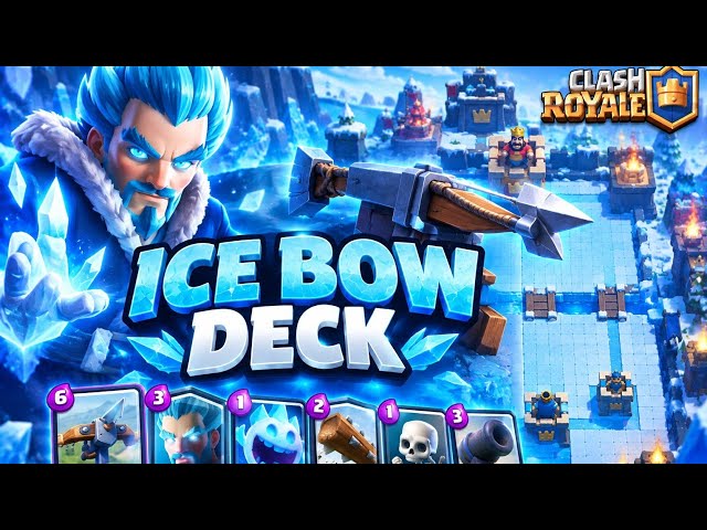 The Most TOXIC Ice Bow Defensive Masterclass in Champion League! 🥶🎯 #clashroyale