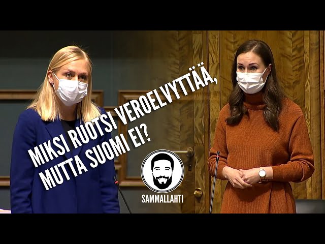 Kuinka puhut paljon sanomatta mitään by pääministeri Sanna Marin feat. Elina Lepomäki