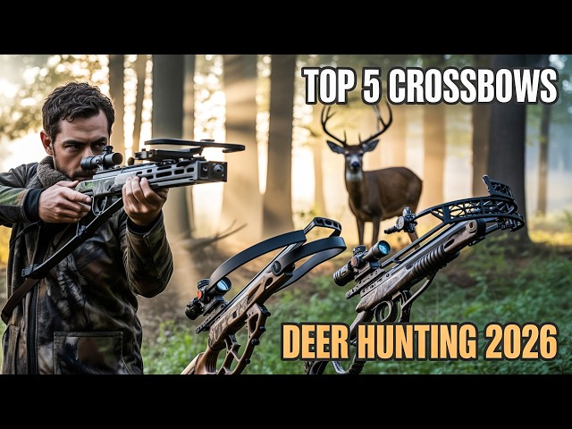 Top 6 Best Crossbow For Deer Hunting 2026!