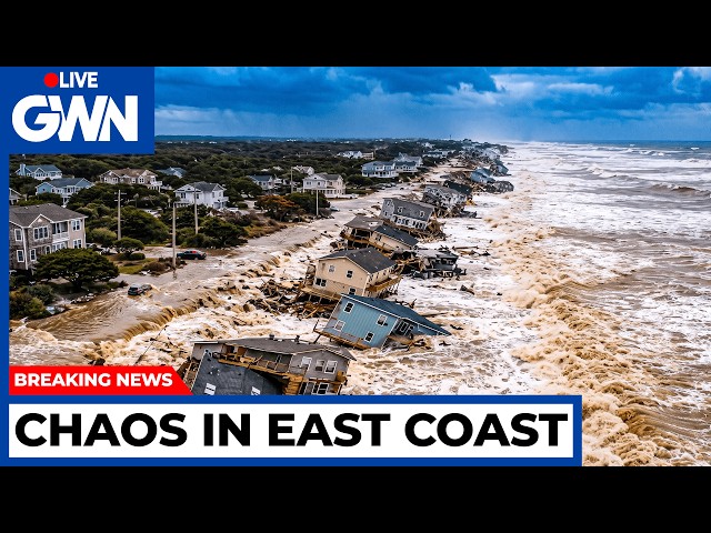 EAST COAST HIT by NOR’EASTER — 52 MPH WINDS, 12 FOOT WAVES (Latest Updates)