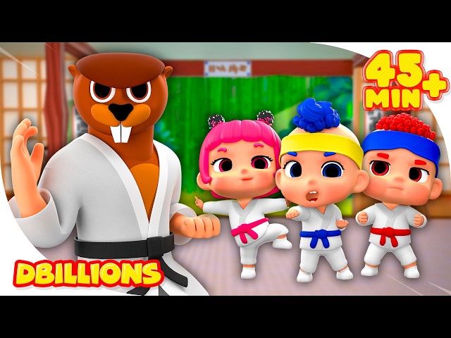 Karate Trrr-Ra-Ta-Ta with Baby DB | Mega Compilation | D Billions Kids Songs