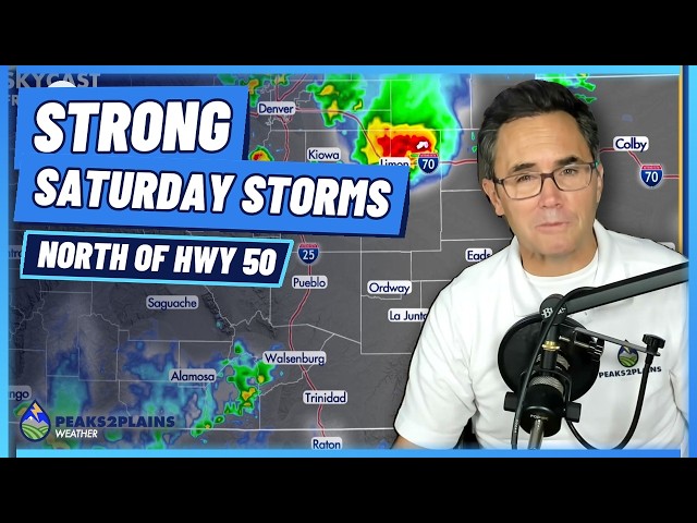 Mountains Drying Out, Weekend Storm Chances Over Plains - May be Strong Saturday