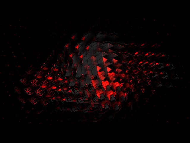 Red Refraction VJ Loop Background Party Visuals 4K UHD TV Screen