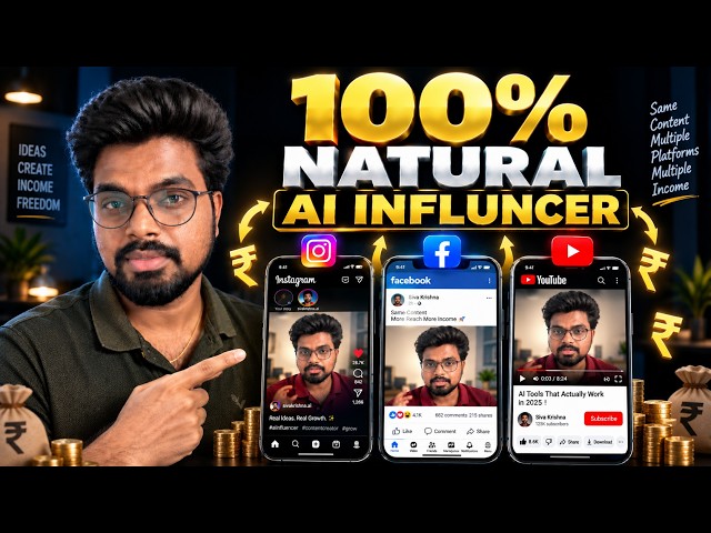 100% Natural AI Influencer 🤯 | Create Your Own AI Avatar & Make Videos!