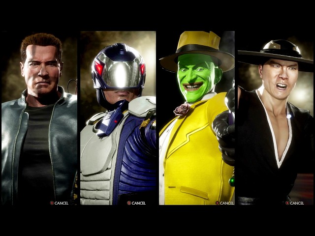 John Matrix, Judge Dredd, The Mask & Ip Man - Skin Mod Showcase - Mortal Kombat 11