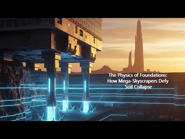 The Physics of Foundations: How Mega-Skyscrapers Defy Soil Collapse 🏗️🌍