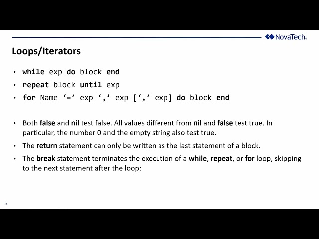 EXPERT MODE: Lua Programming Lenguage | NovaTech Automation