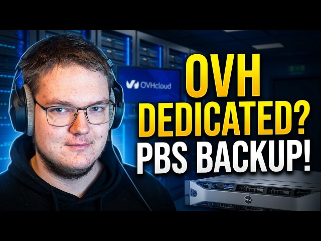 OVH Dedicated Server als Proxmox Backup Server einrichten | VOD 23.11.2025