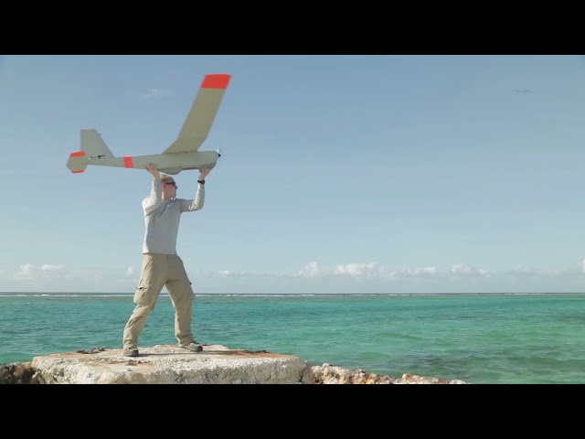 Launching of a Puma Unmanned Aircraft (2014)
