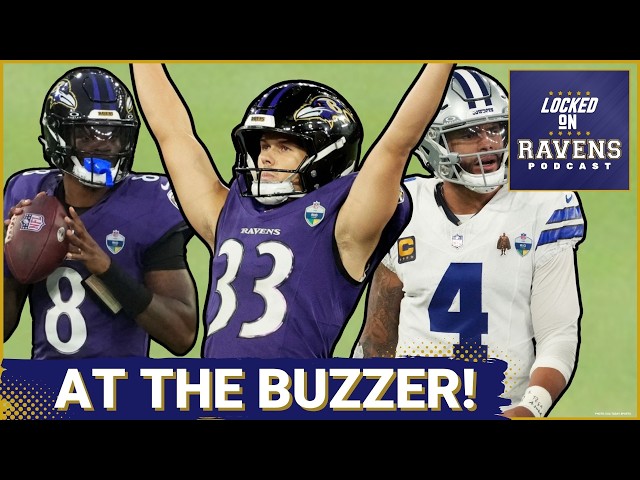 Tyler Loop WALKS OFF Cowboys with UNREAL BUZZER-BEATING KICK, Baltimore Ravens ESCAPE with win