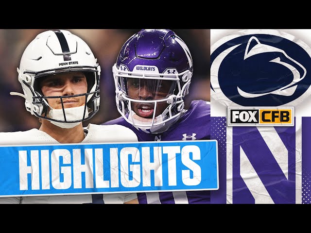 Penn State Nittany Lions vs Northwestern Wildcats Highlights 🏈 FOX College Football