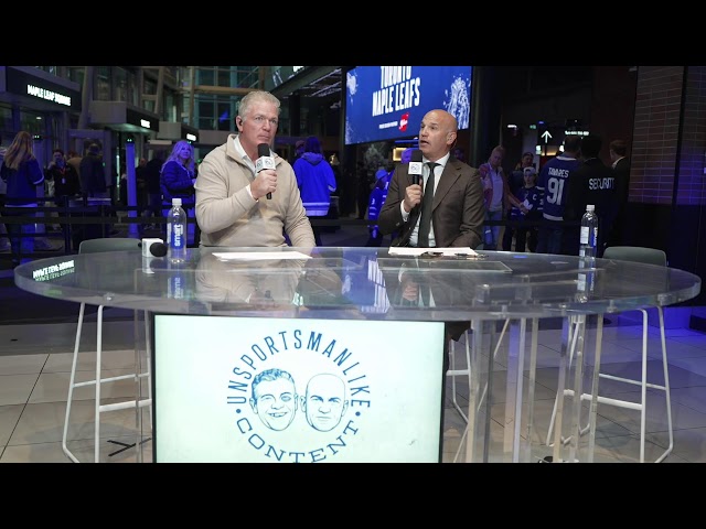 Unsportsmanlike Content with Ryan Leslie and Brad May | October 6th Leafs vs Predators