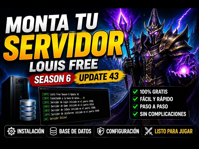 How to Create a MU Online Season 6 Update 43 Server with Louis Free Files, Complete Guide from Sc...