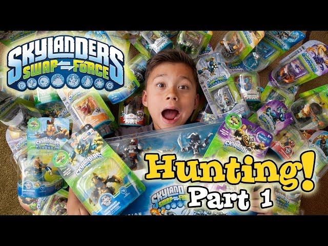 Skylanders SWAP FORCE HUNTING - PART 1 (Wave 1) - Toys "R" Us, Walmart, Target & Gamestop Shopping!