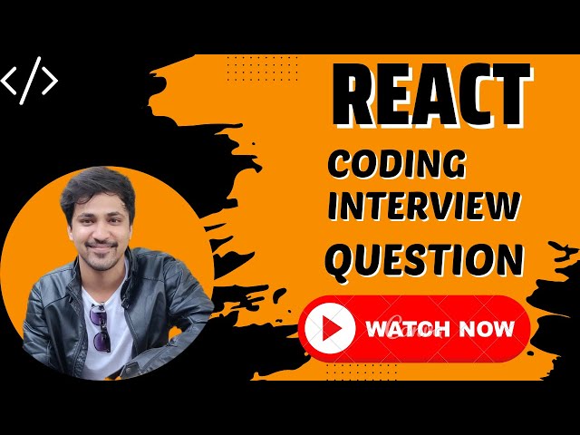 React Interview Coding Question : Dynamic City Selection based on Selected User