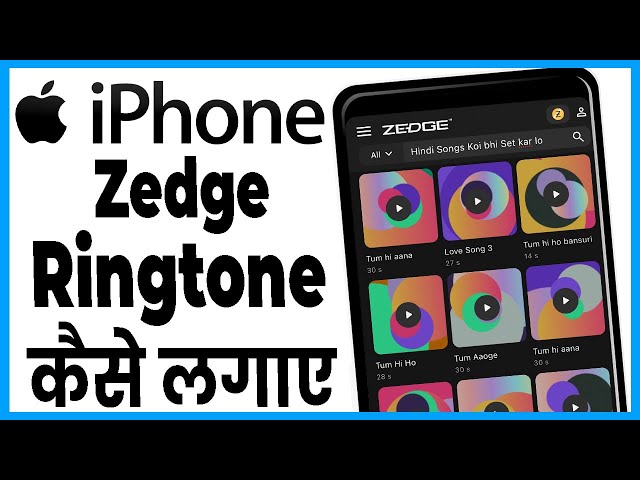 how to set ringtone on iphone from zedge || zedge ringtones for iphone || zedge ringtone iphone
