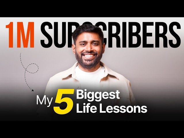 5 Life Lessons From My Journey to *1 Million Subscribers* | What UPSC Aspirants Can Learn