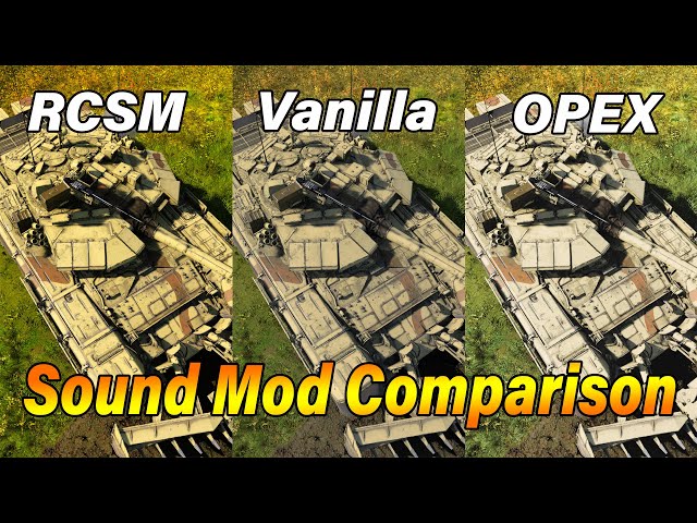 Vanilla vs RCSM vs OPEX — Which War Thunder Sound Mod Is Best?