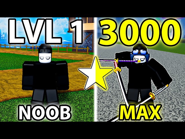 Noob To MAX But It's My First Time Playing (Blox Fruits)