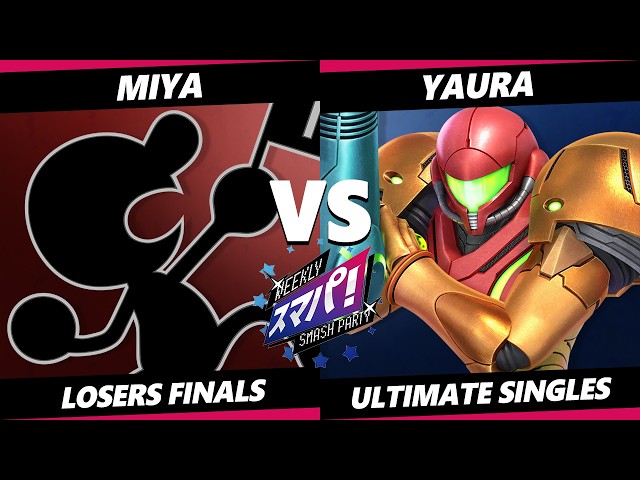 Sumapa 246 LOSERS FINALS - Miya (Game & Watch) Vs. Yaura (Samus) Smash Ultimate - SSBU