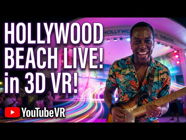Rolling on a River Takes Over Hollywood Beach | VR180 3D Live show!
