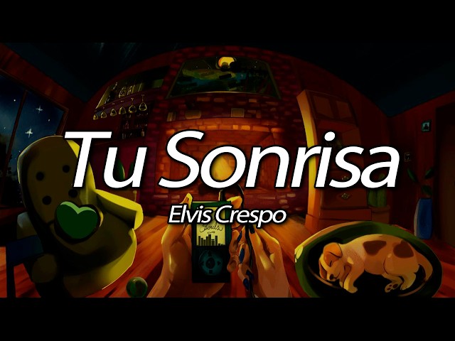 Elvis Crespo - Tu Sonrisa (Lyrics) - Merengue Clásico Inolvidable 💃🔥